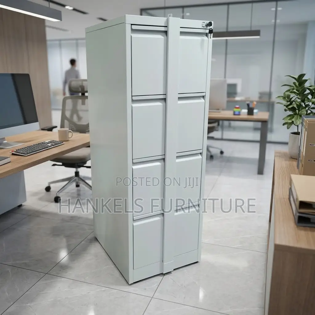 4 Drawer Cabinet With Security Bar