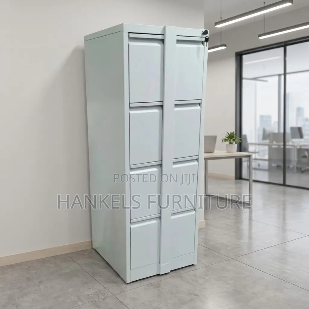 4 Drawer Cabinet With Security Bar