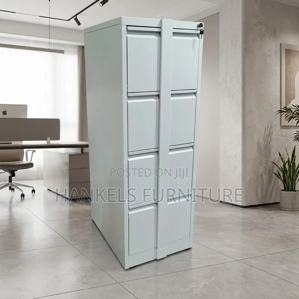 4 Drawer Cabinet With Security Bar