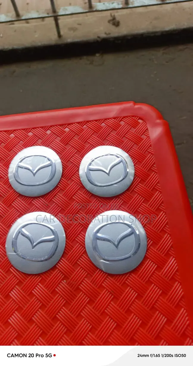 Self Adhesive Stick on Mazda Rim Logo Stickers