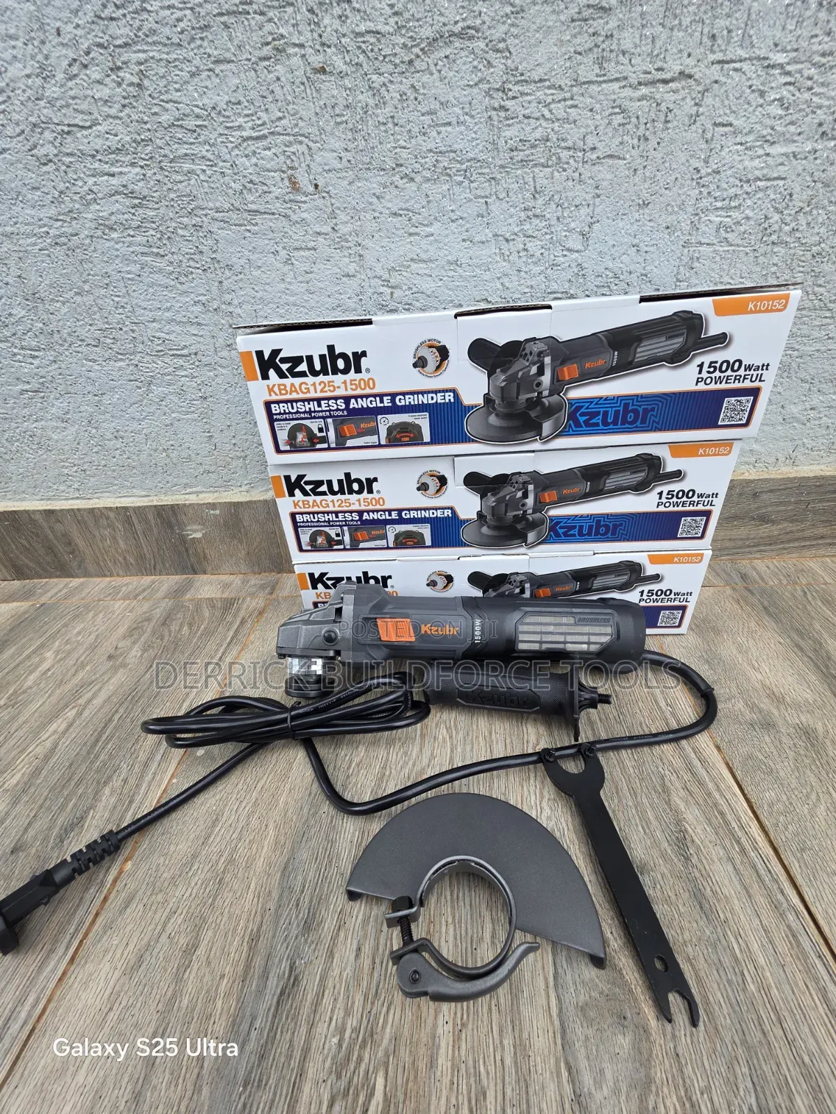Kzubr Angle Grinder 4"
Brushless 1500watts