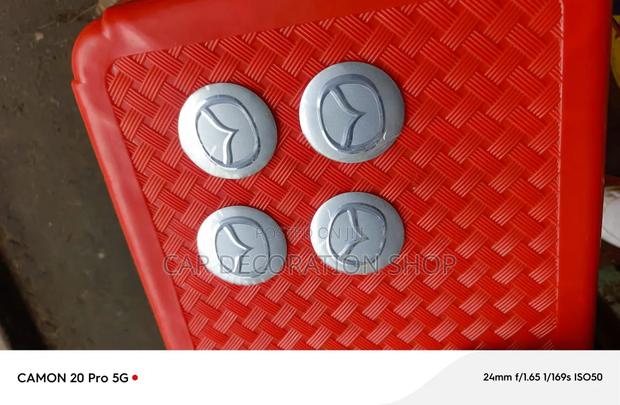 4pc Clean Finished Appearance Mazda Rim Stickers Universal Fit - thumbnail 2