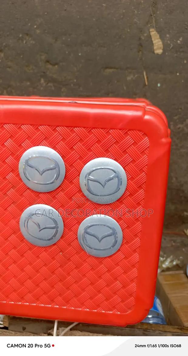 4pc Clean Finished Appearance Mazda Rim Stickers Universal Fit - main view