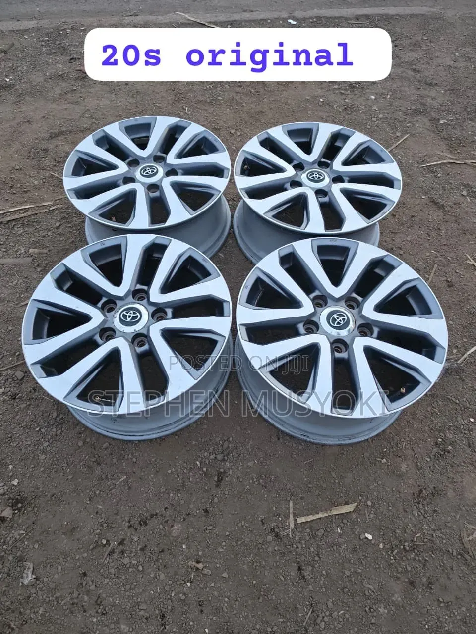 Toyota V8 Vx Sahara, Size 20inch Origiinal Rims