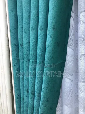 Treel Green Suede Curtain