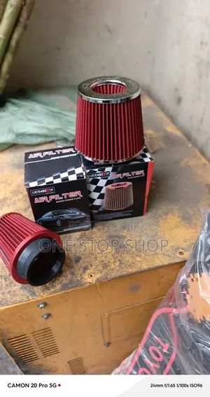 Racing Air Filter Improves Airflow Volume Into Intake Pipe