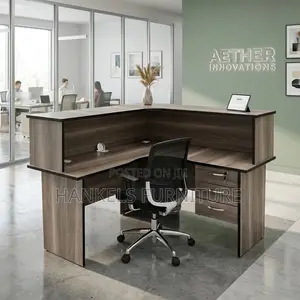 L-Shaped Reception Desk