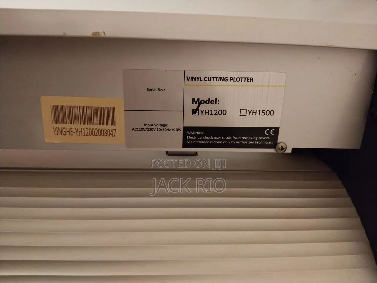 Yinghe, 4ft, YH-1200 Vinyl Cutting Plotter