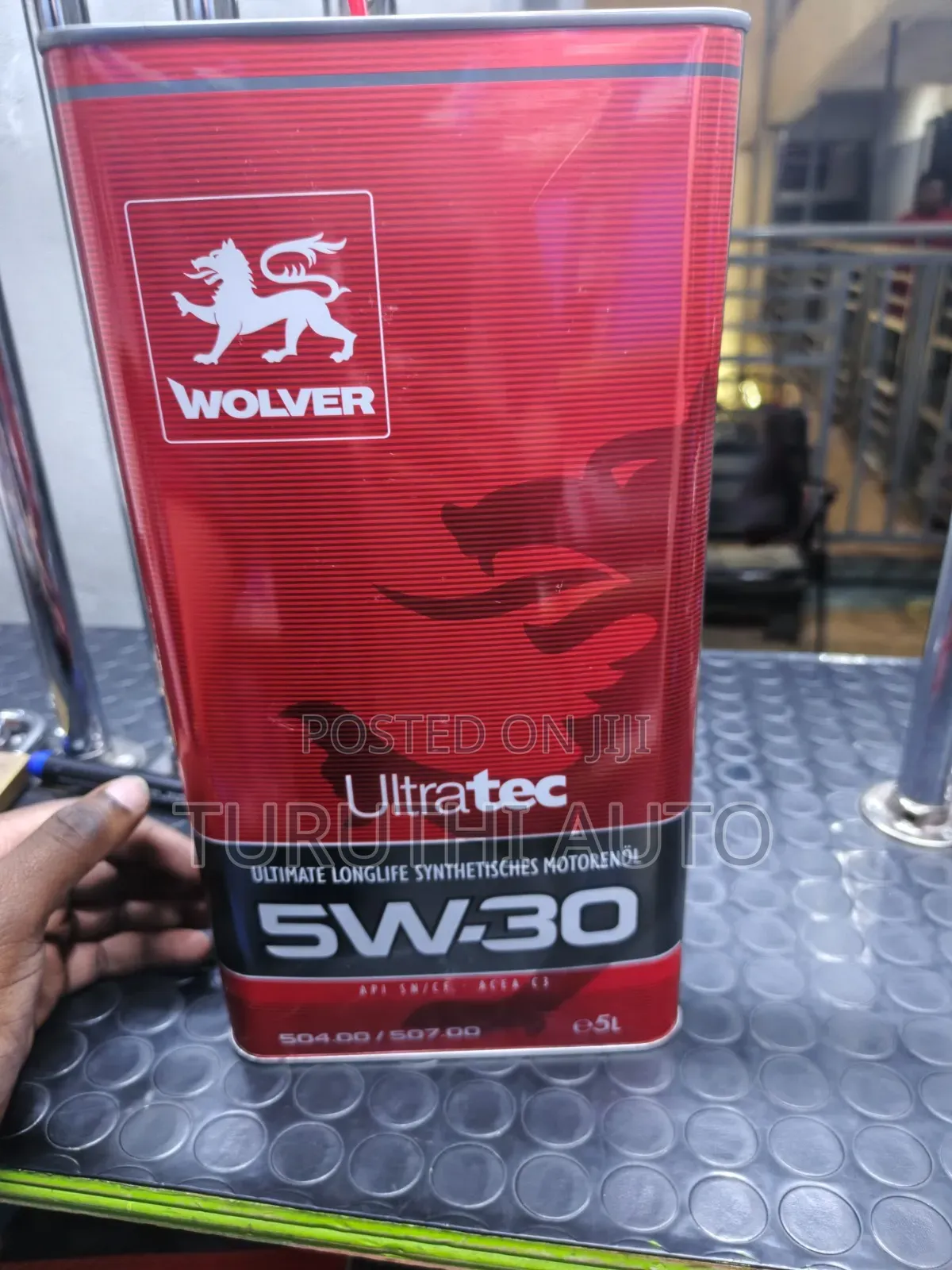 Wolver Ultratec Ultimate Longlife Synthetic Motor Oil 5w-30 5litres