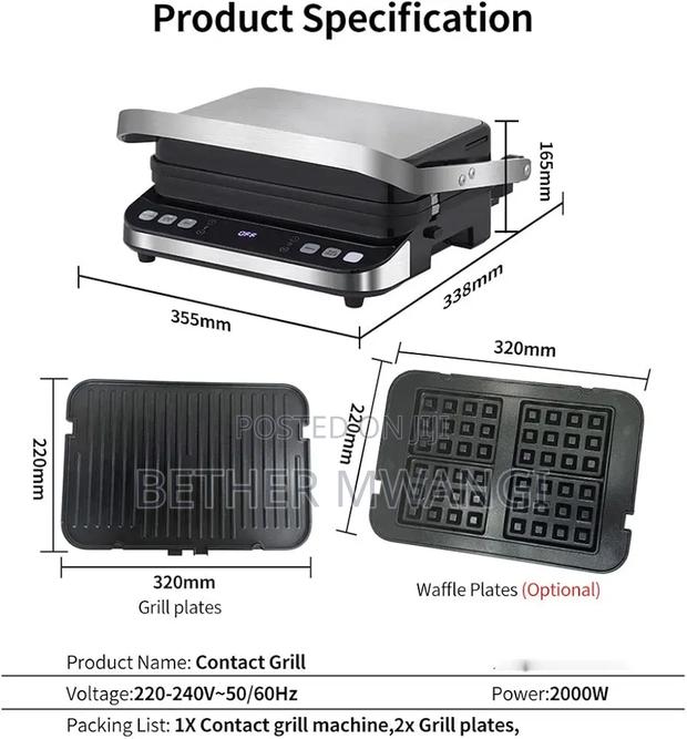Multifunctional Contact Grill in Kenya - thumbnail 5