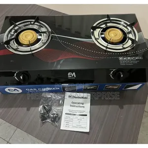 Electromate Glass Double Burner Cooker