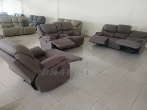Premium Brown Royal Size 6 Seater Recliner Sofa