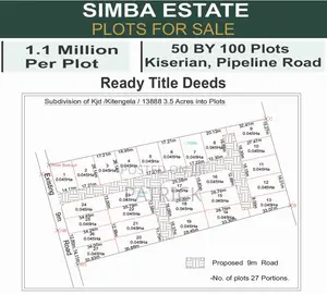 50x100 Plots for Sale, Kiserian - Isinya Road, Sholinke