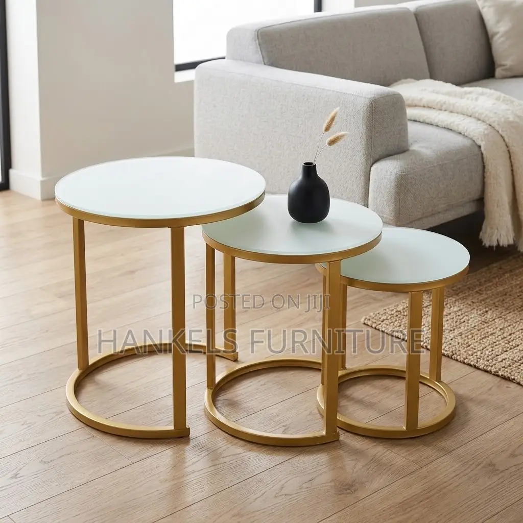 Nesting Coffee Table Stools