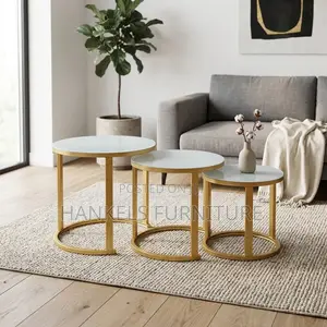 Nesting Coffee Table Stools