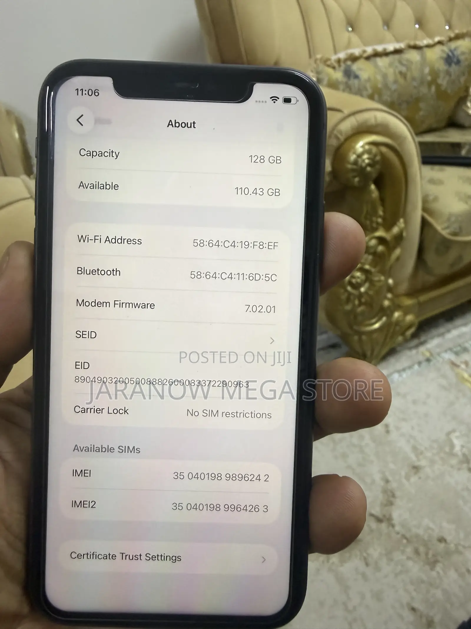 Apple iPhone 11 128 GB Black