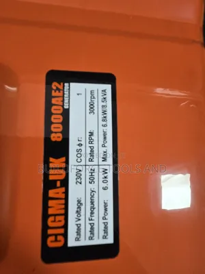 CIGMA-UK 6.8 KW / 8.5 KVA 8000AE2 Generator