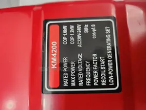 K-Max KM4200 1.2 kVA Portable Gasoline Generator