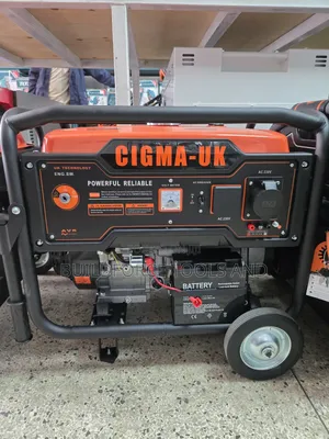 CIGMA-UK 8.8kW / 11 kVA 11000AE2 Generator With Wheels and Trolley