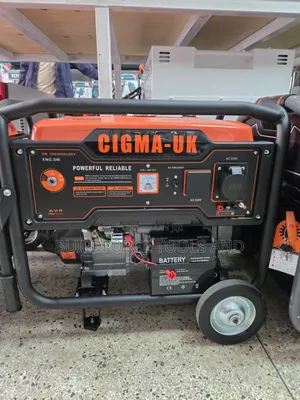 CIGMA-UK 8.8kW / 11 kVA 11000AE2 Generator With Wheels and Trolley