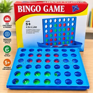 4 in a Line Bingo Strategy Board Game for Kids Family Fun