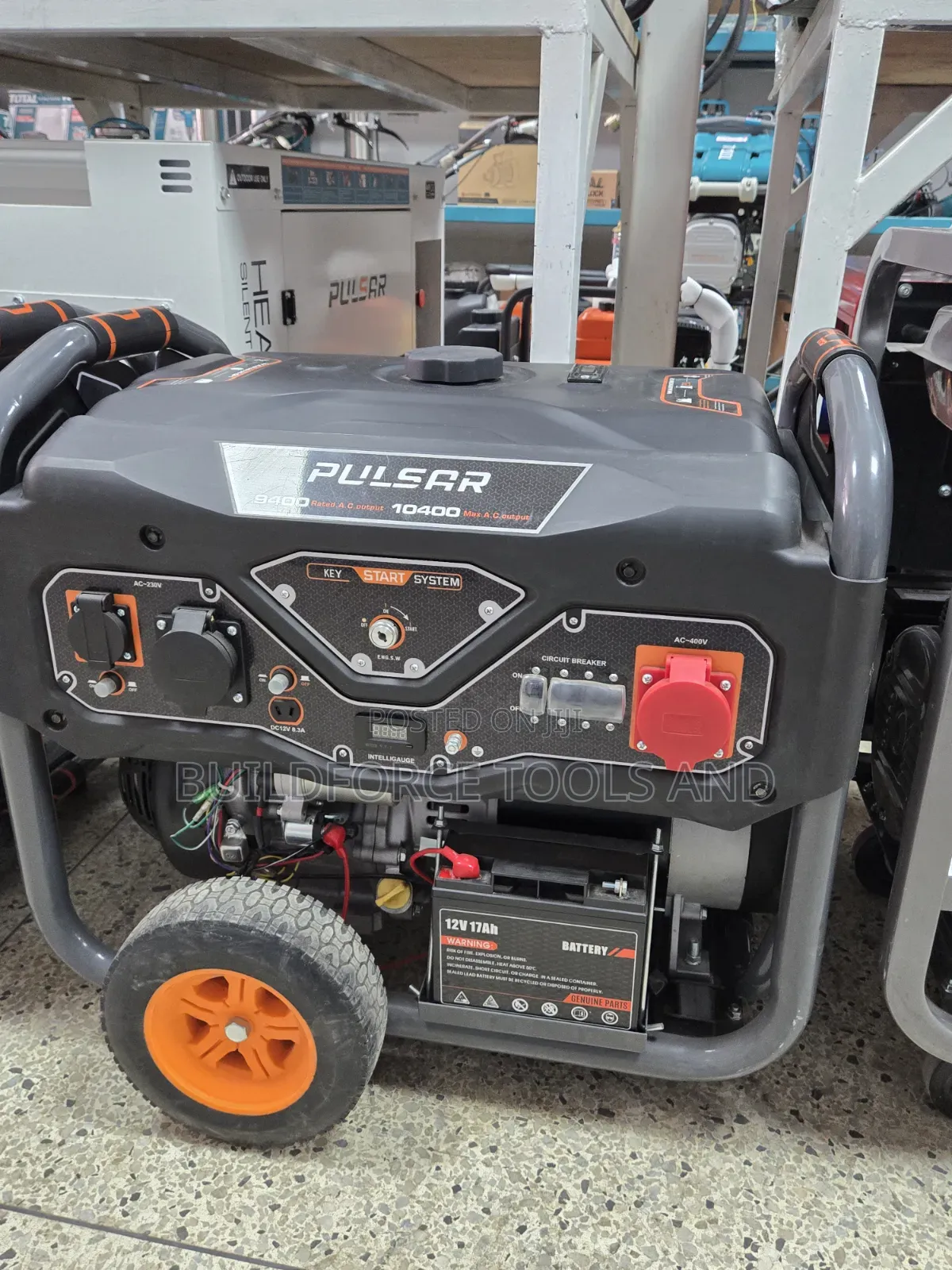 Pulsar 13KVA Dual Phase Heavy-Duty Portable Gasoline Generator