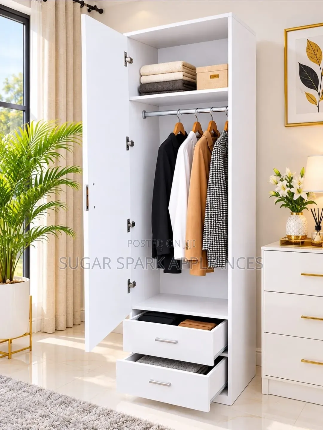 Imported Modern Executive Wooden Wardrobe