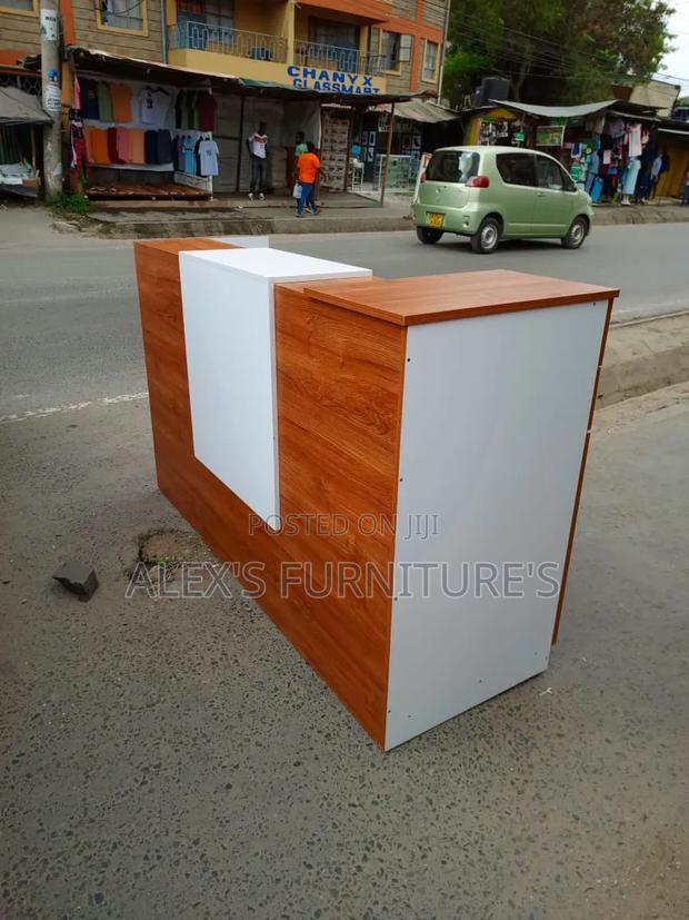 Digital Combination Executive Modern Reception Desk - main view