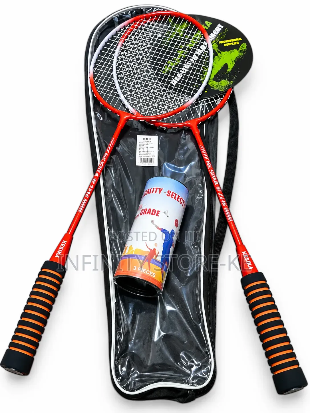 Durable Badminton Rackets With Shuttlecocks 3 PCS