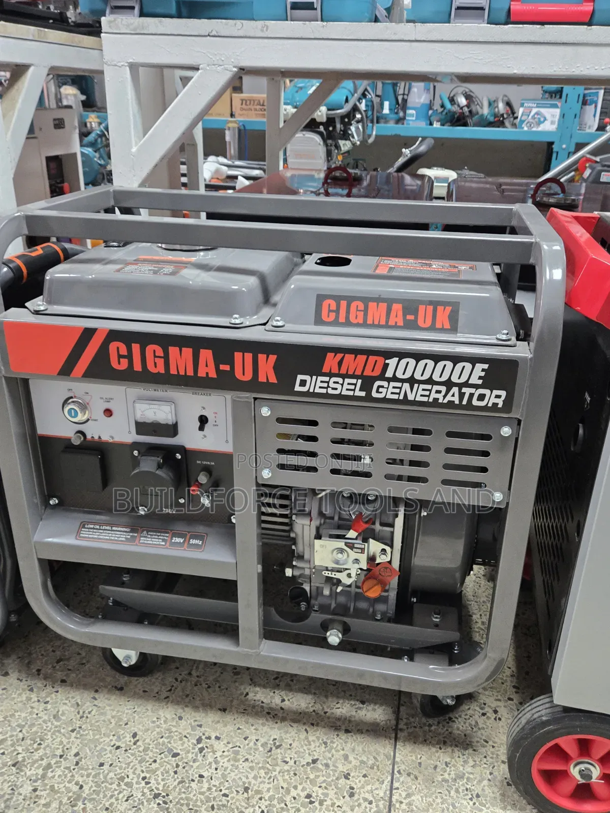 Cigma-Uk KMD10000E 7.2kW Portable Diesel Generator