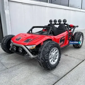 Red Monster 2-Seater Kids Electric Car – 24V With Remote Control 