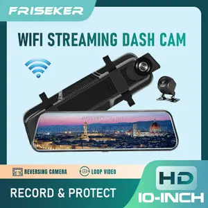 Frisker 10" Hd Wifi Dual Dash Cam
