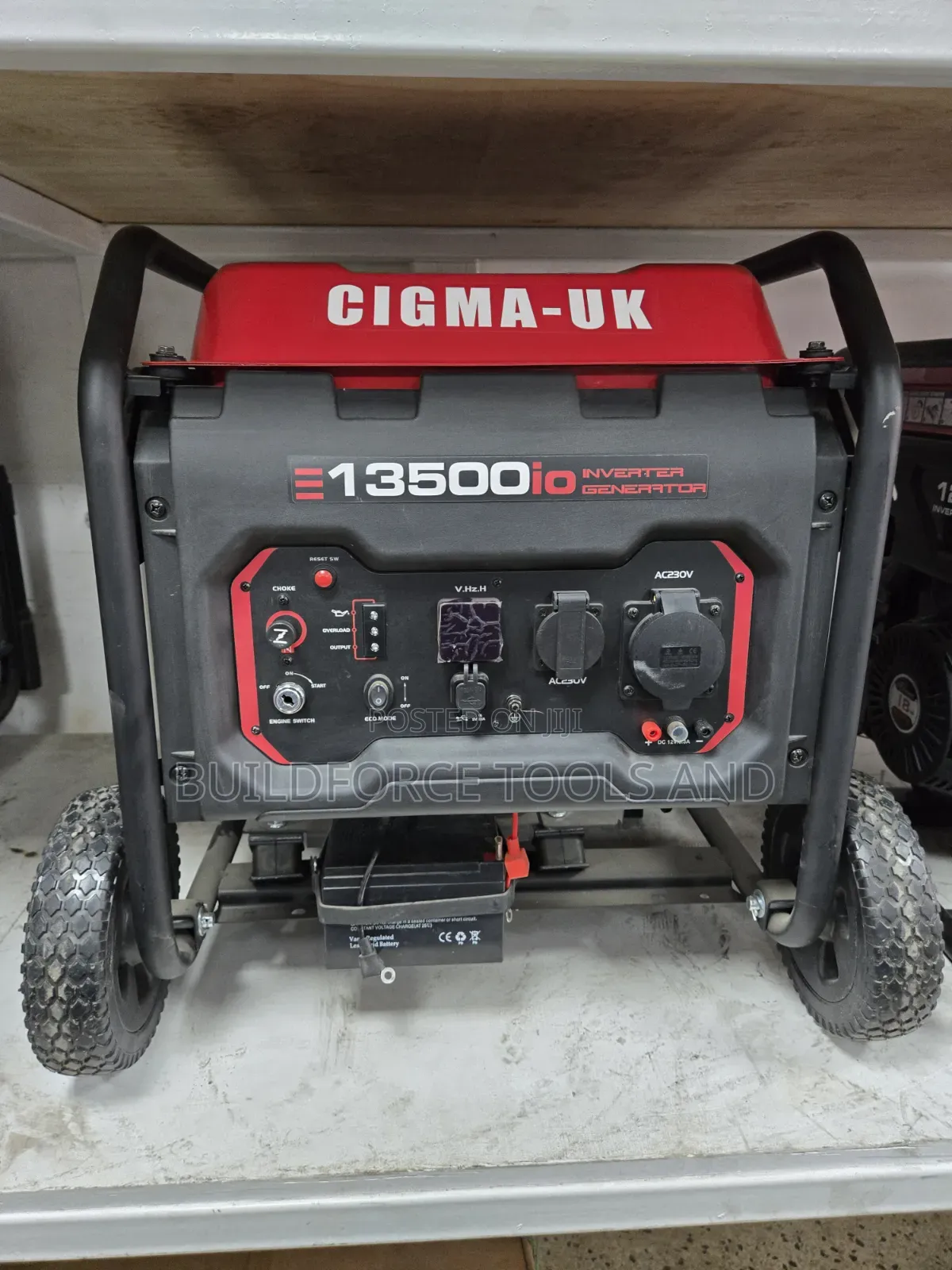 Cigma UK 11kva 13500iO Open-Frame Gasoline Inverter Generator