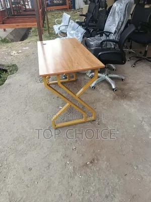 Gold Stand Modern Office Desk