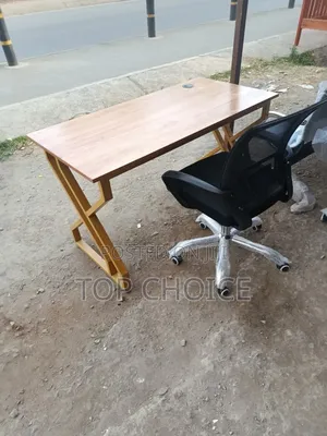 Gold Stand Modern Office Desk