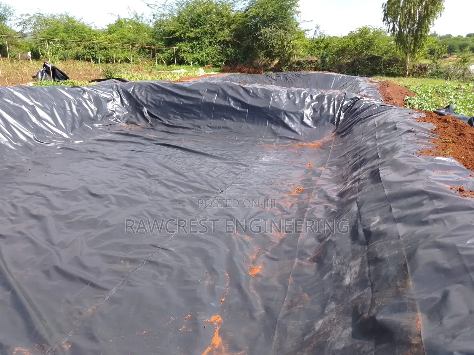 Dam Liner Installation