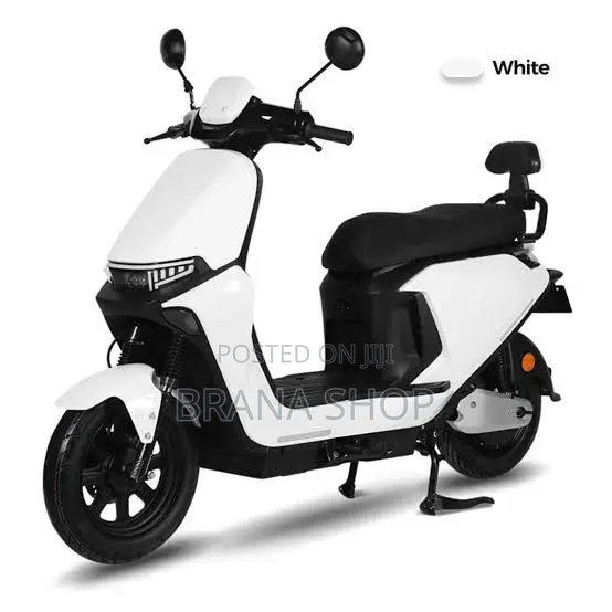 **White Kenbo Electric Scooter – Stylish Personal Transport **
