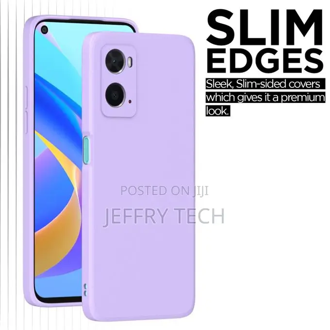 Soft Silicone Slim Fit Cover Case for OPPO A77 - Purple