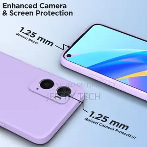 Soft Silicone Slim Fit Cover Case for OPPO A77 - Purple