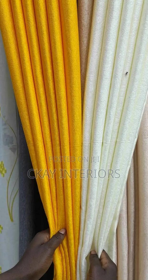Let Your Décor Unfold Beautifully With Soft Plain Window Curtains - thumbnail 2