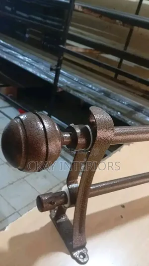 Add Style Above Every Window With Coated Curtain Rods