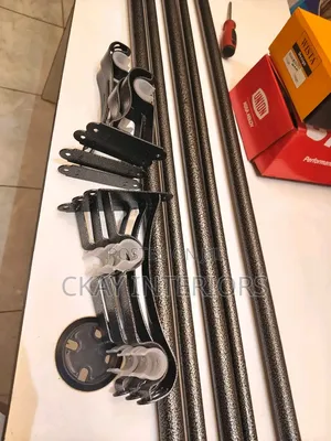 Add Style Above Every Window With Coated Curtain Rods