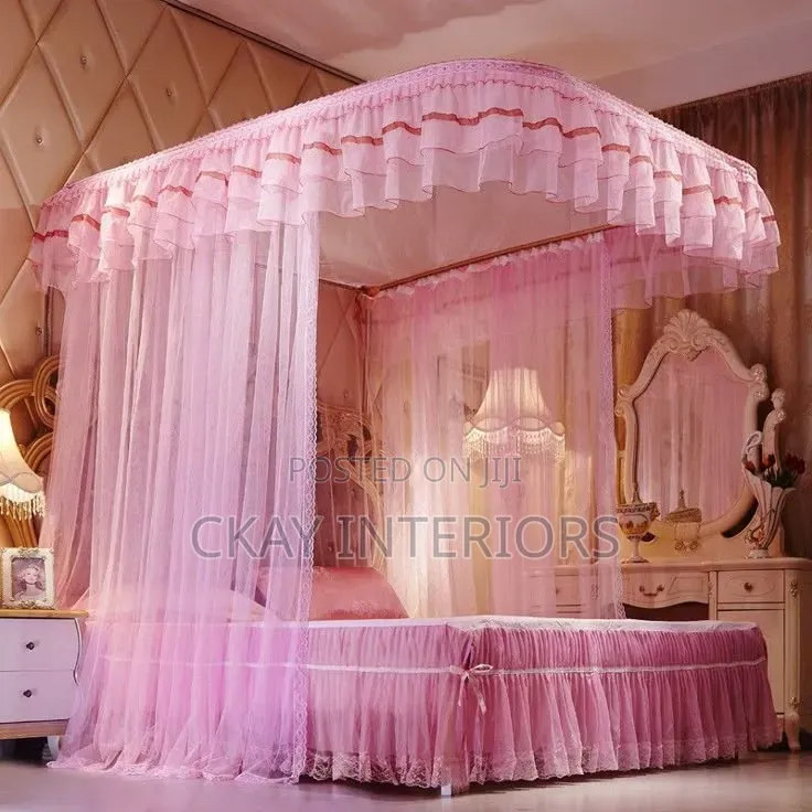 Pink and White Quality Bed Nets