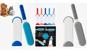 Reusable Pet Hair Remover Brush Set – Double-Sided Self-Cleaning Fur