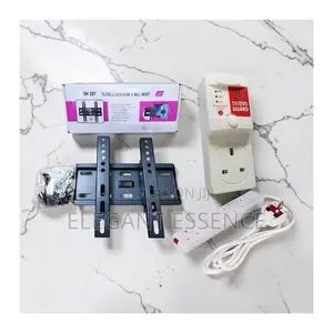 Skilltech“15-43” Tilt TV Wall Bracket+4Way Power Extension+TV Guard