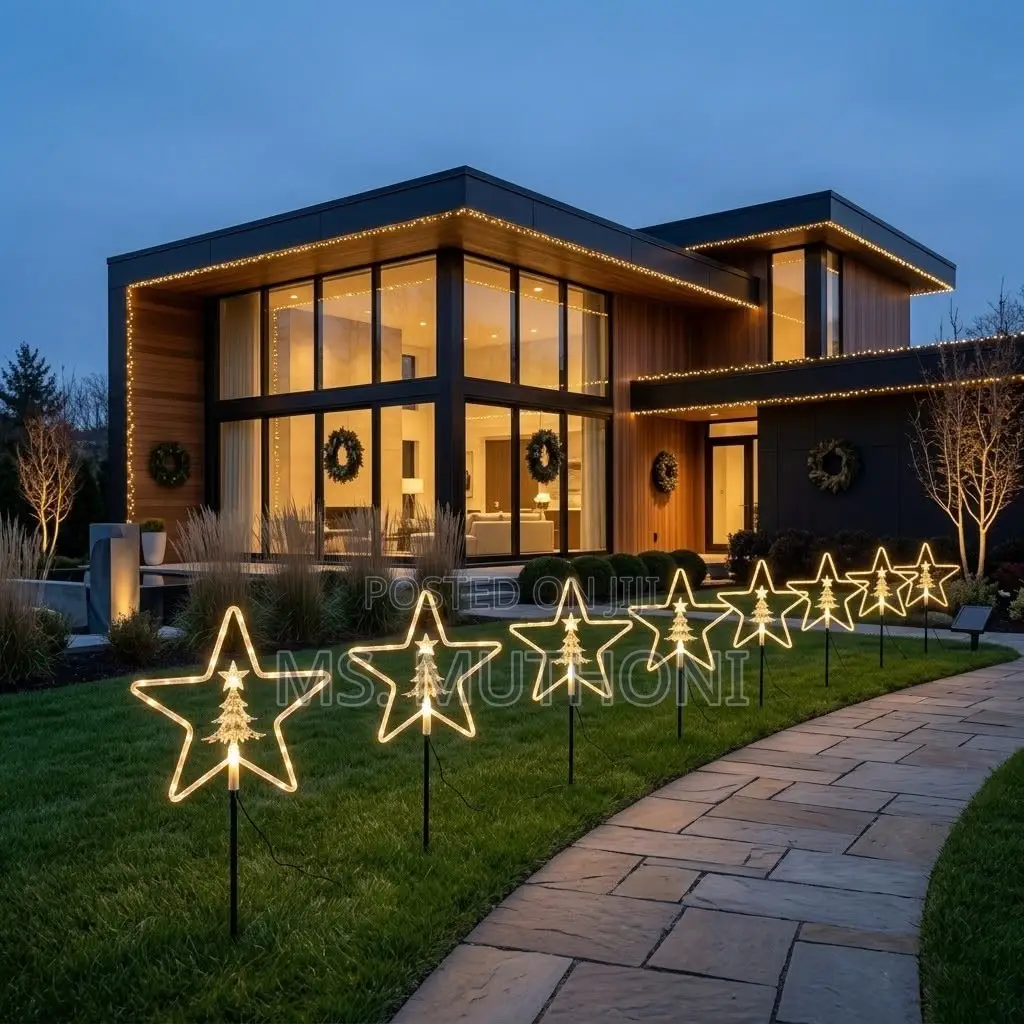 *Solar Christmas Garden Pathway Lights With 8Modes