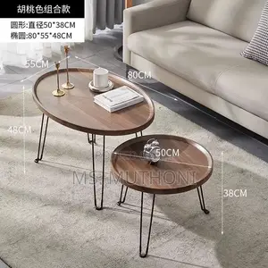 *Foldable 2-in-1 Nesting Coffee Table Set