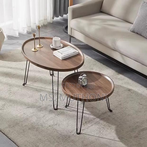 *Foldable 2-in-1 Nesting Coffee Table Set - main view