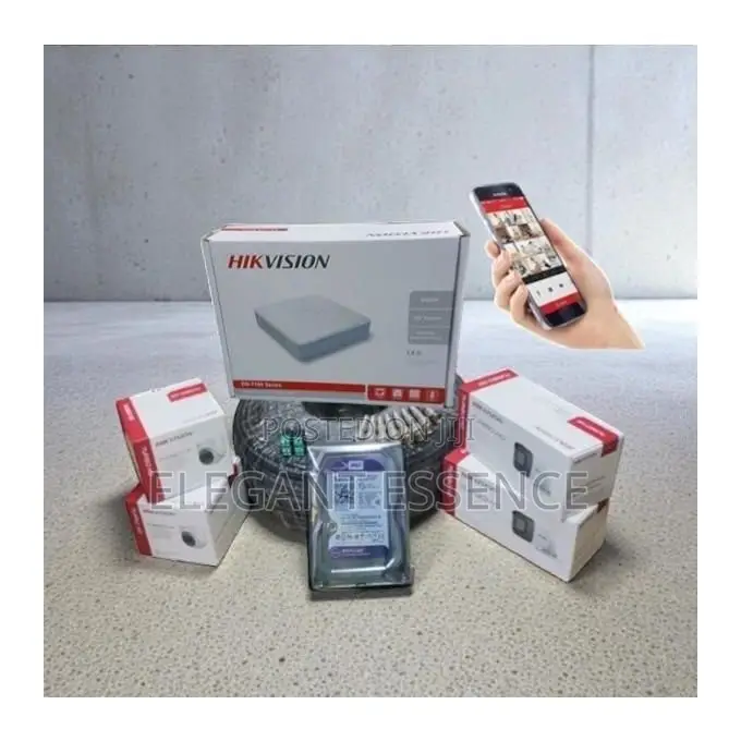 HIKVision 4 HD 1080P CCTV Cameras With 500GB HDD,Complete System Kit