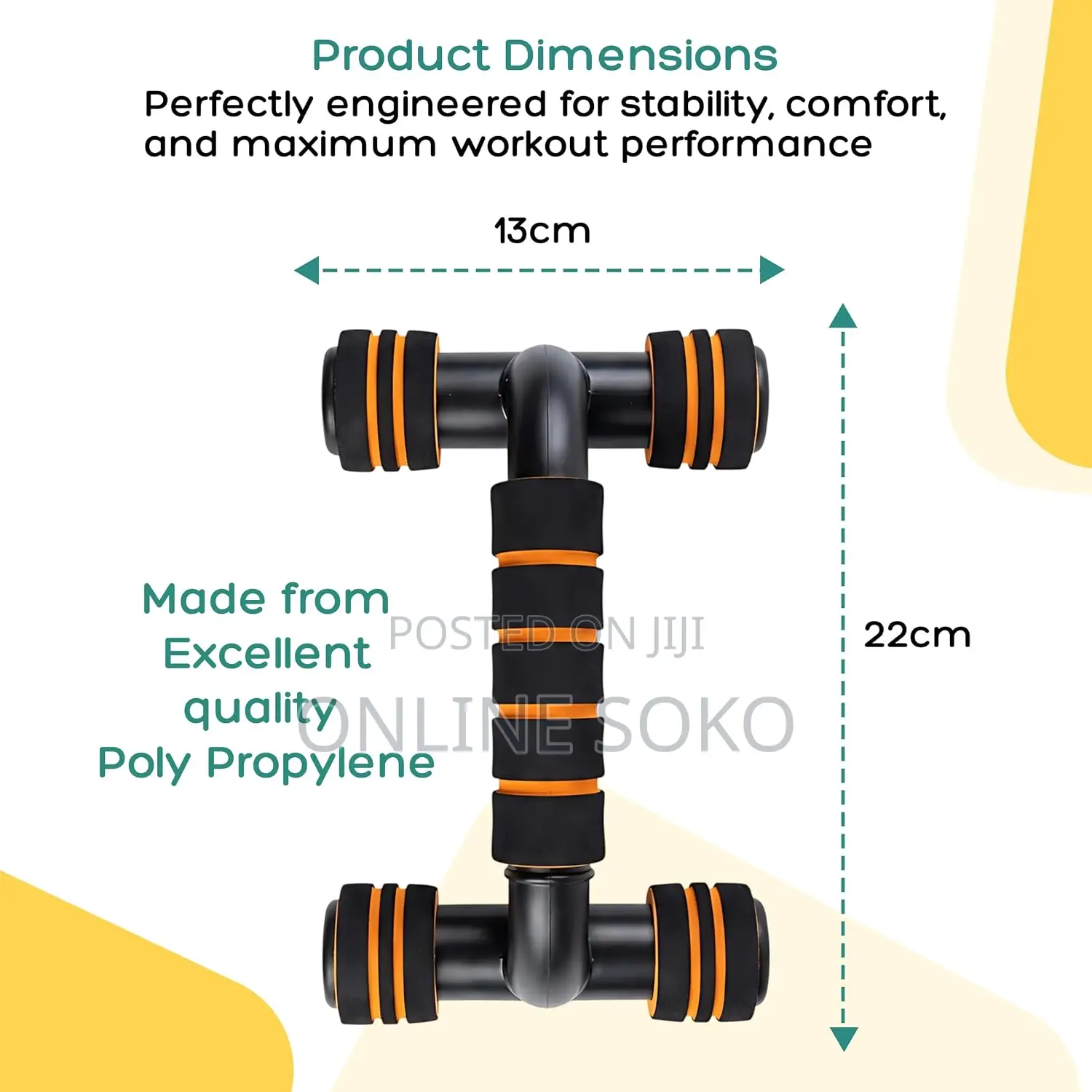 Push Up Bars Stand Pair for Home Gym, Calisthenics Strength Training